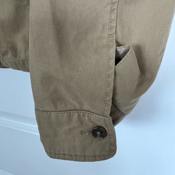 Polo Ralph Lauren Bomber Jacket Mens XXL Beige Blouson Chin Strap - Picture 10 of 12